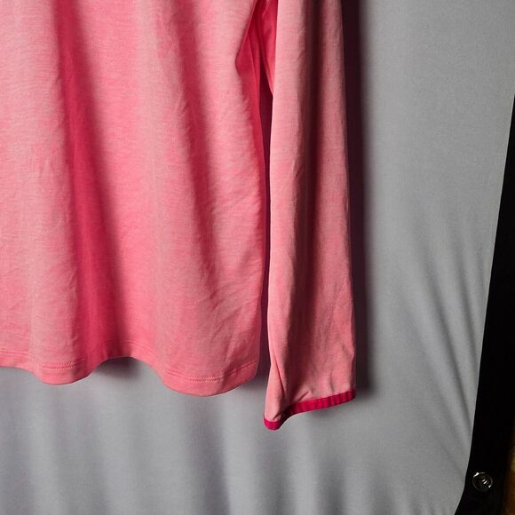 Under Armour Women's Hooded Sweatshirt Medium‎ Pink Long Sleeve 100% Polyester - Picture 13 of 16